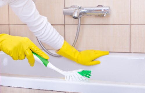 Deep upholstery cleaning for a fabric sofa in Fulham